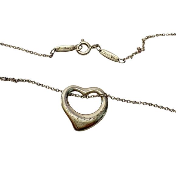 Tiffany & Co. Elsa Peretti Small Open Heart Necklace - Picture 2 of 12